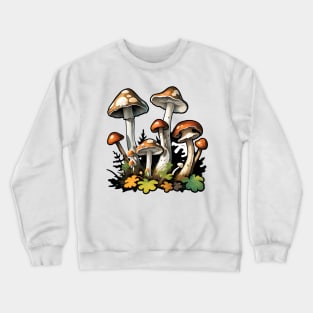 Mushrooms in the Forest Crewneck Sweatshirt